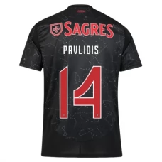 SL Benfica Pavlidis 14 Udebanetrøje 2024-25 Fodboldsæt