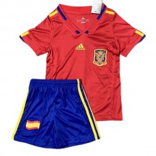 Spanien Børn Hjemmebanetrøje Retro 2010 Fodboldsæt