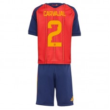 Spanien Carvajal 2 VM Hjemmebanetrøje 2026 Børn