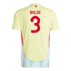 Spanien EM 2024 Balde 3 Udebanetrøje Fodboldsæt