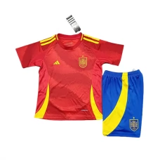 Spanien EM 2024 Børn Hjemmebanetrøje Fodboldsæt