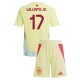 Spanien EM 2024 Børn Williams Jr. 17 Udebanetrøje Fodboldsæt