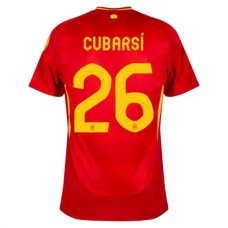 Spanien EM 2024 Cubarsí 26 Hjemmebanetrøje Fodboldsæt