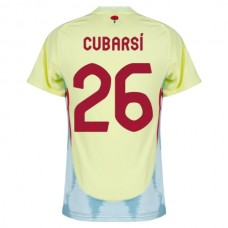 Spanien EM 2024 Cubarsí 26 Udebanetrøje Fodboldsæt