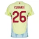 Spanien EM 2024 Cubarsí 26 Udebanetrøje Fodboldsæt