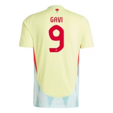 Spanien EM 2024 Gavi 9 Udebanetrøje Fodboldsæt