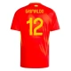 Spanien EM 2024 Grimaldo 12 Hjemmebanetrøje Fodboldsæt