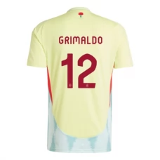 Spanien EM 2024 Grimaldo 12 Udebanetrøje Fodboldsæt
