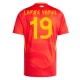 Spanien EM 2024 Lamine Yamal 19 Hjemmebanetrøje Fodboldsæt