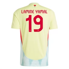 Spanien EM 2024 Lamine Yamal 19 Udebanetrøje Fodboldsæt