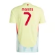 Spanien EM 2024 Morata 7 Udebanetrøje Fodboldsæt