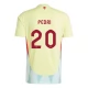 Spanien EM 2024 Pedri 20 Udebanetrøje Fodboldsæt