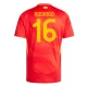 Spanien EM 2024 Rodrigo 16 Hjemmebanetrøje Fodboldsæt