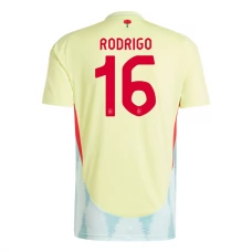 Spanien EM 2024 Rodrigo 16 Udebanetrøje Fodboldsæt