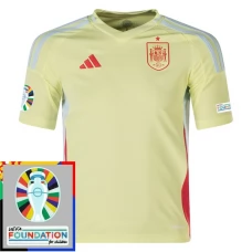 Spanien EM 2024 Udebanetrøje Fodboldsæt Patch
