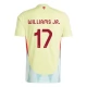 Spanien EM 2024 Williams Jr. 17 Udebanetrøje Fodboldsæt