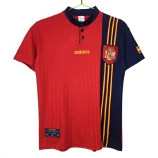 Spanien Hjemmebanetrøje Retro 1996 Fodboldsæt