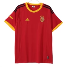 Spanien Hjemmebanetrøje Retro 2002 Fodboldsæt