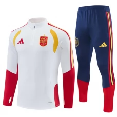 Spanien Træningssæt Børn 2026-27 - 1-4 Zip Hvid
