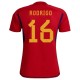 Spanien VM 2022 Rodrigo 16 Hjemmebanetrøje Fodboldsæt