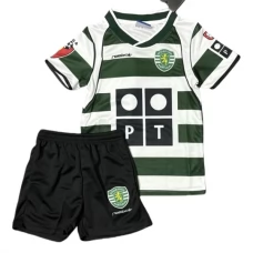 Sporting Lissabon Børn Hjemmebanetrøje Retro 2001-03 Fodboldsæt