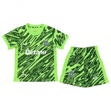 Sporting Lissabon Børn Målmand Hjemmebanetrøje 2025-26 Fodboldsæt