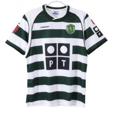 Sporting Lissabon Hjemmebanetrøje Retro 2001-03 Fodboldsæt
