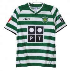 Sporting Lissabon Hjemmebanetrøje Retro 2003-04 Fodboldsæt
