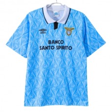 SS Lazio Hjemmebanetrøje Retro 1991-92 Fodboldsæt