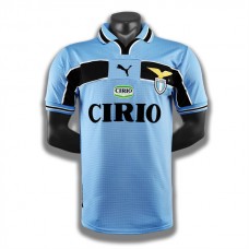 SS Lazio Hjemmebanetrøje Retro 1998-99 Fodboldsæt