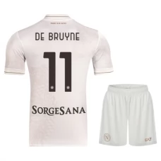 SSC Napoli Børn De Bruyne 11 Udebanetrøje 2025-26 Fodboldsæt