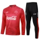 SSC Napoli Børn Træningssæt 2024-25 - 1-4 Zip Rød