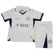 SSC Napoli Børn Udebanetrøje 2024-25 Fodboldsæt