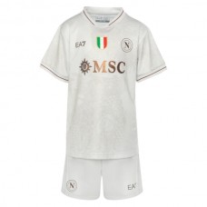 SSC Napoli Børn Udebanetrøje 2025-26 Fodboldsæt