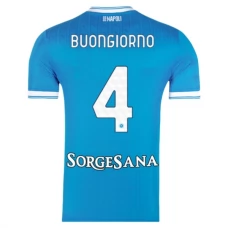 SSC Napoli Buongiorno 4 Hjemmebanetrøje 2025-26 Fodboldsæt