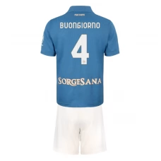 SSC Napoli Buongiorno 4 Hjemmebanetrøje 2026-27 Børn