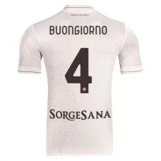 SSC Napoli Buongiorno 4 Udebanetrøje 2025-26 Fodboldsæt