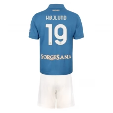 SSC Napoli Højlund 19 Hjemmebanetrøje 2026-27 Børn