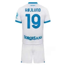 SSC Napoli Højlund 19 Udebanetrøje 2026-27 Børn