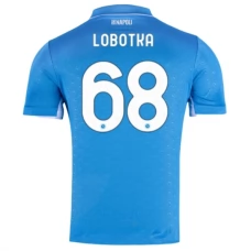 SSC Napoli Lobotka 68 Hjemmebanetrøje 2024-25 Fodboldsæt