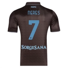SSC Napoli Neres 7 Tredjetrøje 2025-26 Fodboldsæt