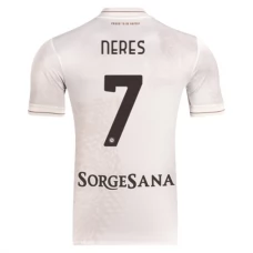 SSC Napoli Neres 7 Udebanetrøje 2025-26 Fodboldsæt