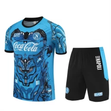 SSC Napoli Trænings T-shirt Sæt 2025-26 - Shorts Blå