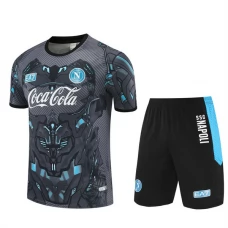 SSC Napoli Trænings T-shirt Sæt 2025-26 - Shorts Grå