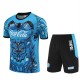 SSC Napoli Trænings T-shirt Sæt Børn 2025-26 - Shorts Blå
