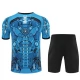SSC Napoli Trænings T-shirt Sæt Børn 2025-26 - Shorts Blå