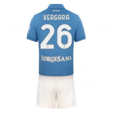 SSC Napoli Vergara 26 Hjemmebanetrøje 2026-27 Børn