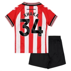 Sunderland AFC Xhaka 34 Hjemmebanetrøje Børn 2025-26 Fodboldsæt
