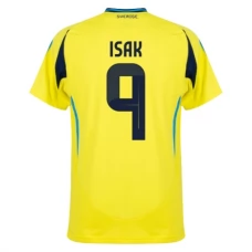 Sverige Isak 9 Hjemmebanetrøje 2024 Fodboldsæt