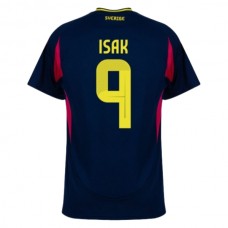 Sverige Isak 9 Udebanetrøje 2024 Fodboldsæt